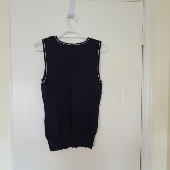 Jacob Sweater Vest Dark Blue Small - Picture 4 of 7